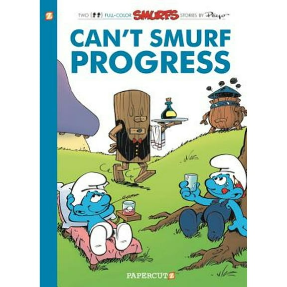 The Smurfs Graphic Novels: The Smurfs #23 : Can't Smurf Progress (Series #23) (Hardcover)