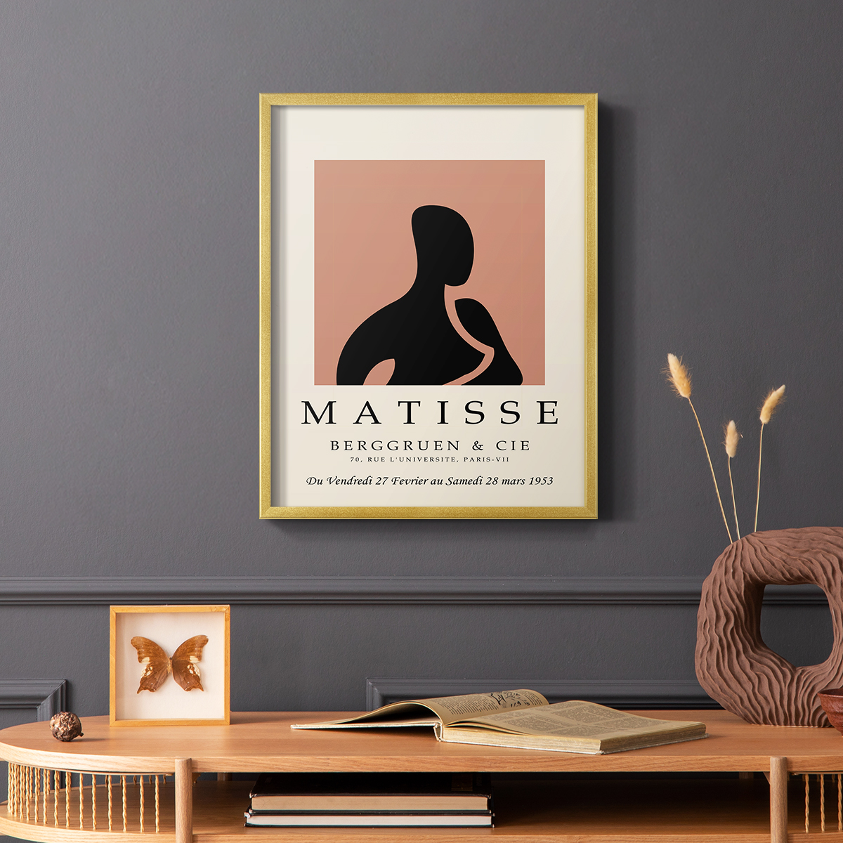 Matisse XLIII Framed Print - Solid Wood