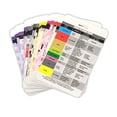 thumbnail image 1 of Nurse Nation 30 Vertical Nursing Badge Reference Cards - Lab Values, EKG, Vitals, and More! (Bonus Cheat Sheets) Excellent Gift for Nurses, Nursing Students, and Other Med. Workers!, 1 of 4