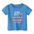 thumbnail image 4 of MuXiKeJi Clothes Kids 250 Years America Shirt Patriotic 1776-2026 Anniversary Tee for Girls Boys 4th of July Celebration Size 6-16, 4 of 6