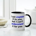 thumbnail image 4 of CafePress - I Can Explain It To You Mug - 11 oz Ceramic Mug - Novelty Coffee Tea Cup, 4 of 4