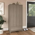 thumbnail image 2 of Somerset Tall Entryway Cabinet with Doors in Ash Gray - Engineered Wood, 2 of 6