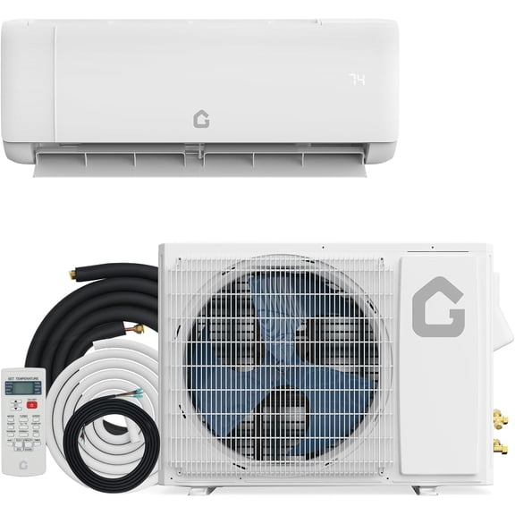 12,000 BTU Mini Split AC with Heat Pump, 22 SEER2 Ductless Inverter Air Conditioner, Alexa Compatible, 115V for Rooms up to 750 Sq.Ft