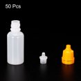 thumbnail image 3 of Uxcell PE 15ml Liquid Dropper Bottle Eye Dropper Container with Cap, Yellow 50 Pack, 3 of 5