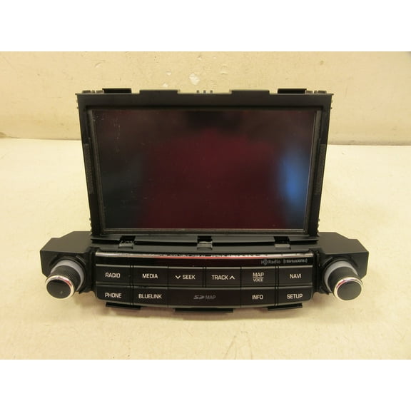 Pre-Owned 16 17 18 Hyundai Tucson AM FM XM Navigation Radio Player Display Screen OEM LKQ - Verify Specific Vehicle Fitment In Description - (Good)