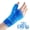 Blue, variant on Hot Cold Therapy Wrap for Wrist and Thumb, Reusable Gel Ice Pack Hand Glove for Swelling Recovery, Comfortable Support for Men Women