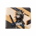 thumbnail image 1 of Billetera plegable delgada con diseño de personajes de anime de Wallet Blacks Clovers, 1 of 2