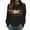 Black, variant on Wang6 Womens Thanksgiving Graphic Sweatshirts Trendy"Love"Letter Printed Long Sleeve Crew Neck Pullovers Comfy Fall Loose Fit Solid Tshirts Tops White XL