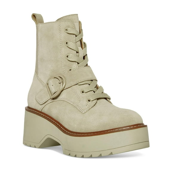 Aqua College Womens Gecko Suede Waterproof Combat & Lace-Up Boots
