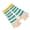 Beige, variant on Black Women Knitted Gloves With Colorblock Striped Pattern And Touch Screen Feature For Cold Proof Warmth And Comfort In Chilly Conditions