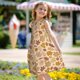 thumbnail image 5 of Fotbe Fall Leaves Vestido de Dormir para Niñas de 3 a 10 Años, Mangas Cortas, Estilo Princesa, Pijama Camisón con Mangas Voladas-Large, 5 of 6