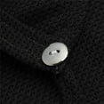 thumbnail image 7 of Women Cardigan Long Sleeve Button Cowl Neck Casual Knitted Pullover Tunic Sweaters Cardigan Jacket, 7 of 7