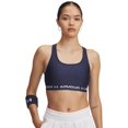 thumbnail image 1 of Sostén Under Armour Crossback de Impacto Medio Azul Lavado XS, 1 of 6