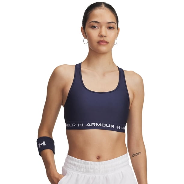 Sostén Under Armour Crossback de Impacto Medio Azul Lavado XS