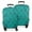 Teal And Gold, variant on Black and Mint Green Checkerboard Pattern Luggage Cover Fashion Suitcase Cover Baggage Covers Fit 25-28 Inch Luggage (Go Travel)