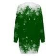thumbnail image 5 of Gytharion Christmas Sweatshirt Dresses for Women Long Sleeve Crew Neck Funny Party Mini Dress Winter Soft Comfy Xmas Tree Print Tunic Dress, 5 of 5