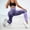Purple, variant on Outfmvch Yoga Pants Womens Leggings Athletic Gym Workout Pants for Women Pull On Side Pockets Tummy Control Workout Leggings Womens No Front Seam Leggings for Women Blue L