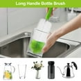thumbnail image 5 of TSV 16pcs Bottle Cleaning Brush Set, Long Handle Bottle Cleaner for Narrow Neck Wine/Beer Bottles, Cup, Kettle Spout, Straw Brush, Green, 5 of 8