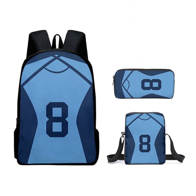 Set de mochilas Blues Locks 8 School con bandolera, 3 unidades