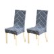 thumbnail image 1 of Funda para Silla con Diseño Moderno, Juego de 2, Hecha en Poliéster y Seda de Leche, Tamaño Ajustable 38-45cm x 45-55cm, Peso Ligero de 240g, Incluye Dos Fundas., 1 of 7