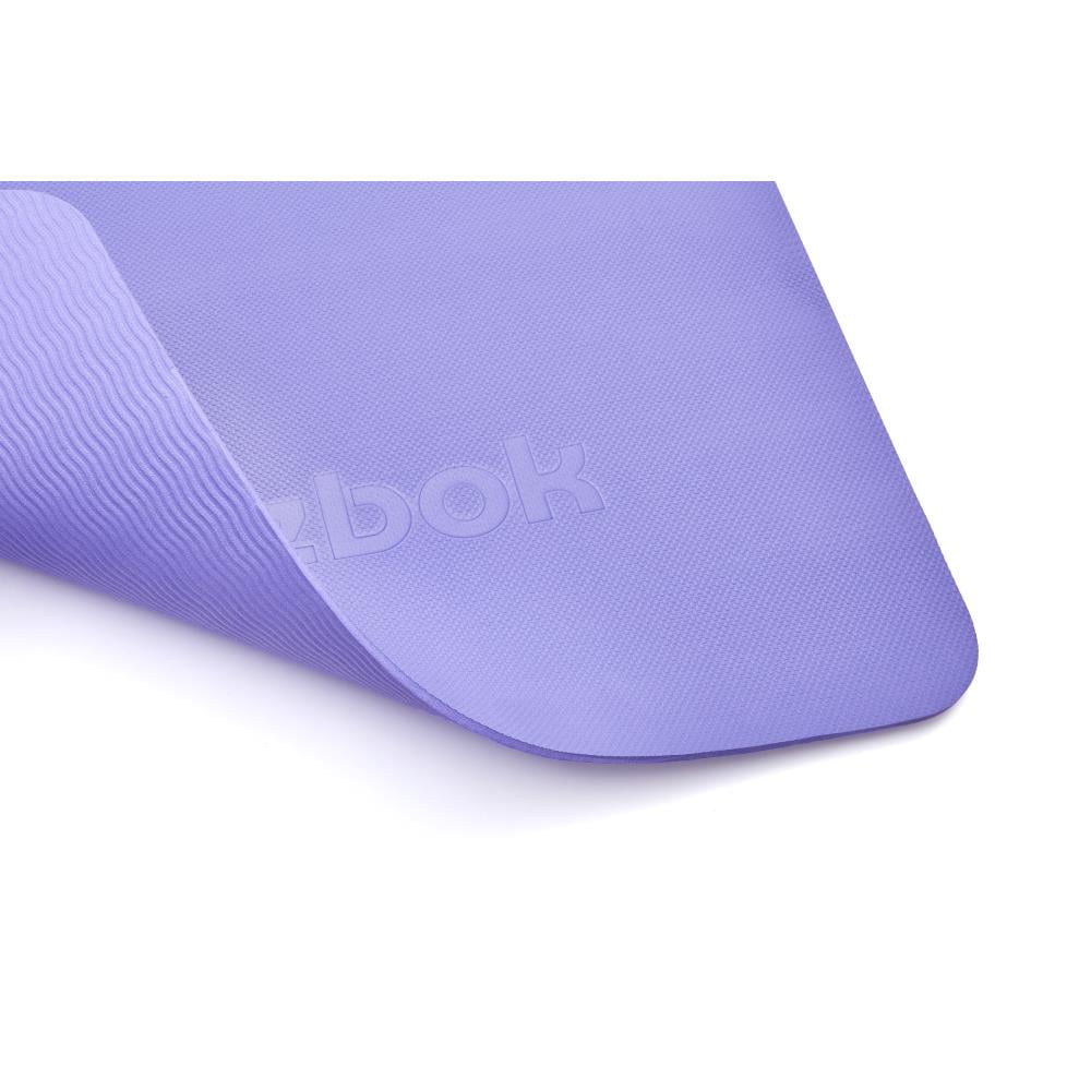 Reebok Yoga Mat, 5 mm Thickness, EVA and TPE, Purple