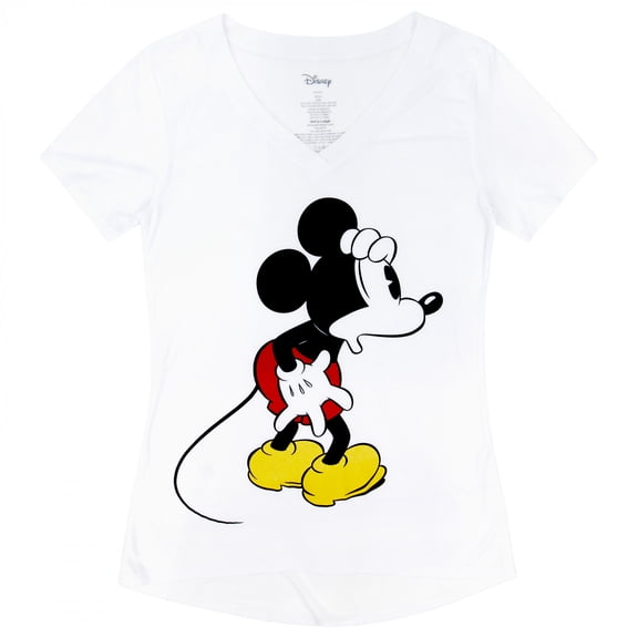 Disney Adult Vintage Mickey V-Neck Top (Women's), XS to XXL
