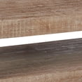 thumbnail image 3 of Lee 56 Inch Rectangular Coffee Table, 1 Shelf, Rustic Distressed Brown- Saltoro Sherpi, 3 of 5