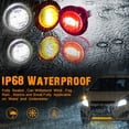 thumbnail image 4 of Luces de remolque Tuanse, 60 unidades, marcador LED, 1,9 cm, 12 V DC, resistente al agua, 4 of 7