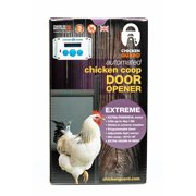 Chickenguard Extreme Automatic Chicken Coop Pop Door Opener Lifts Up To 8 Lbs Timerlight Sensor Outdoorindoor Auto Door Opener Chicken Coop