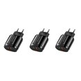 thumbnail image 2 of Injueey Cargador de teléfono Adaptador multiusos de 18 W Cabezal de carga Pared de viaje Suministro de teléfono móvil Cargadores USB Type1 NO1, 2 of 6
