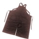 thumbnail image 5 of Delantal de peluquero delantal de pierna abierta impermeable con bolsillos delantal de cerámica de salón portátil delantal de peluquería para hombres Café, 5 of 8