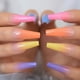 thumbnail image 1 of Uñas postizas Apuakthei Salon Ultra Long Coffin Ballerina Display C Curvadas Uñas postizas Borgoña Rojo oscuro Sin pegamento Color sólido Uñas artificiales pintadas a presión, 1 of 6