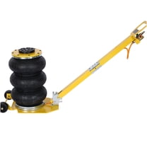 JERFIT 3-Ton Triple Bag Air Jack for Off-Road & SUVs, 6600LBS Capacity, 5-15.5 Inch Lift, All-Terrain Portable Pneumatic Car Jack for Vehicle Recovery, Yellow