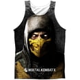thumbnail image 2 of Mortal Kombat X Men's  Finish Him Mens Tank White, 2 of 2