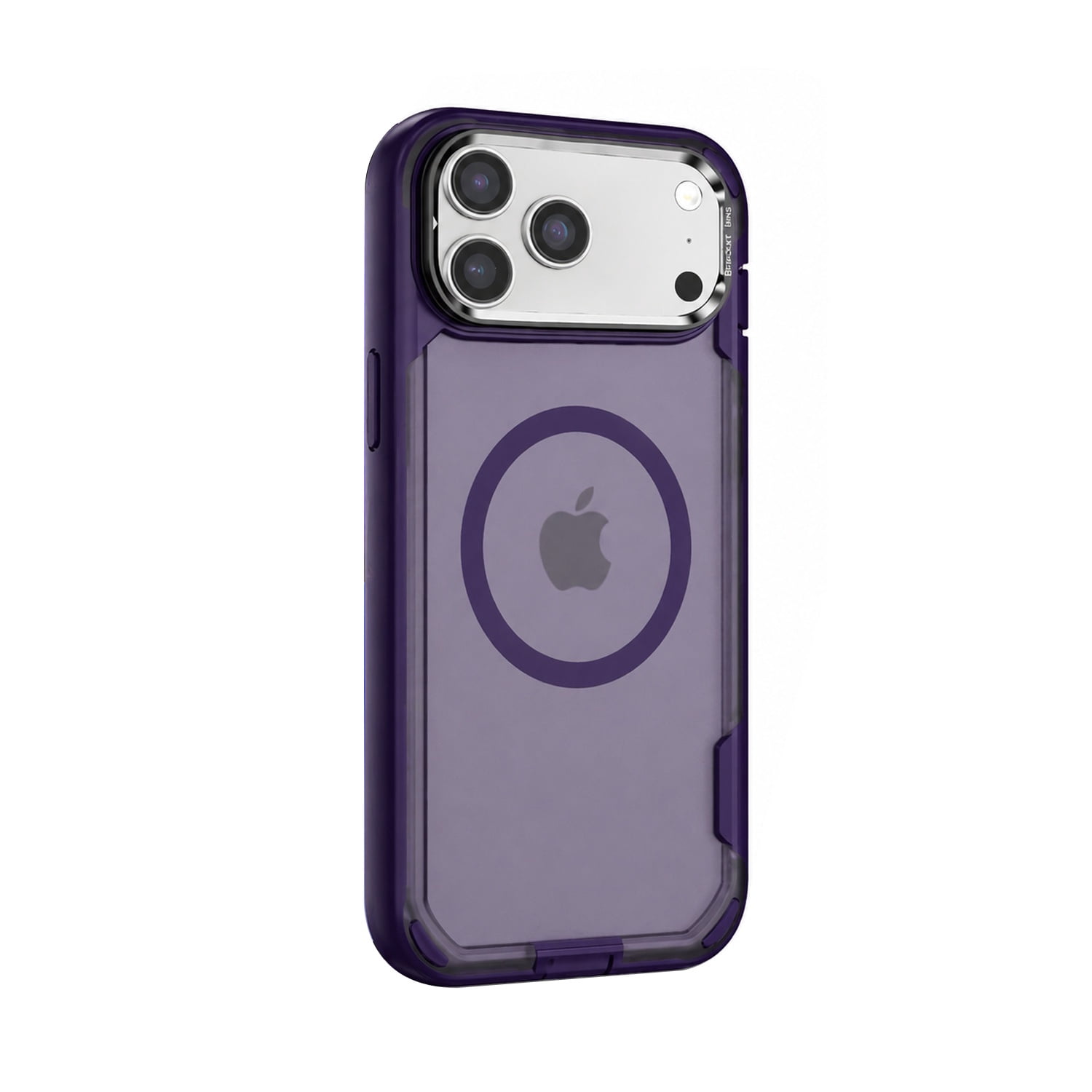 Heavy-Duty Magnetic Case with Camera Kickstand for iPhone 17 Pro Max - Purple