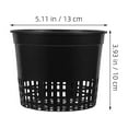 thumbnail image 2 of BESTYASH 6Ud Macetas Negras De Red Para Cultivo Hidropónico Que Optimizan Uso De En Espacios, 2 of 8