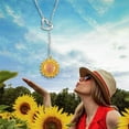 thumbnail image 2 of SPRING PARK Fashion Women Sunflower Clavicle Necklace Pendant Charm Choker Chain Jewelry, 2 of 6