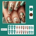 thumbnail image 6 of lanema 1Set Press on Nail,Almond Fake Nail Stick Glues on Nail False Nail Acrylic Nail, 6 of 7