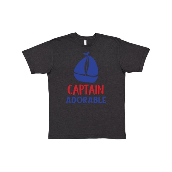 Inktastic Captain Adorable, Sail Boat, Sailing - Red Blue T-Shirt