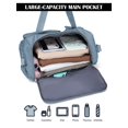 thumbnail image 6 of Gustave Travel Duffle Bag for Women Men Water-Resistant Gym Bag Carry on Overnight Weekender Bag with Shoe Compartment & Trolley Sleeve, 6 of 10