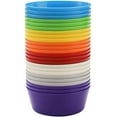 thumbnail image 3 of 24 Pack Kids Plastic Bowls, 11 Oz Colorful Toddler Bowl Set, BPA Free Small Children Bowl Unbreakable Small Snack Cereal Bowls, Dishwasher Safe, 8 Assorted Colors$$Home Decor, Kitchen, & Other, 3 of 6