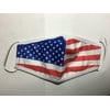 USA Flag Face Mask Unisex Reusable Comfy Washable 3 Layer 100% Polyester