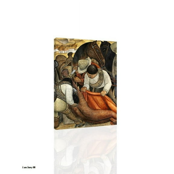 "Liberation Of The Peon, Diego Rivera - Canvas OR Print Wall Art"