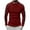Red, variant on CaiJunJia George Long Sleeve Shirts Men's Long Sleeve Tee Shirts Color Block Tee Pullover Casual Basic Shirts