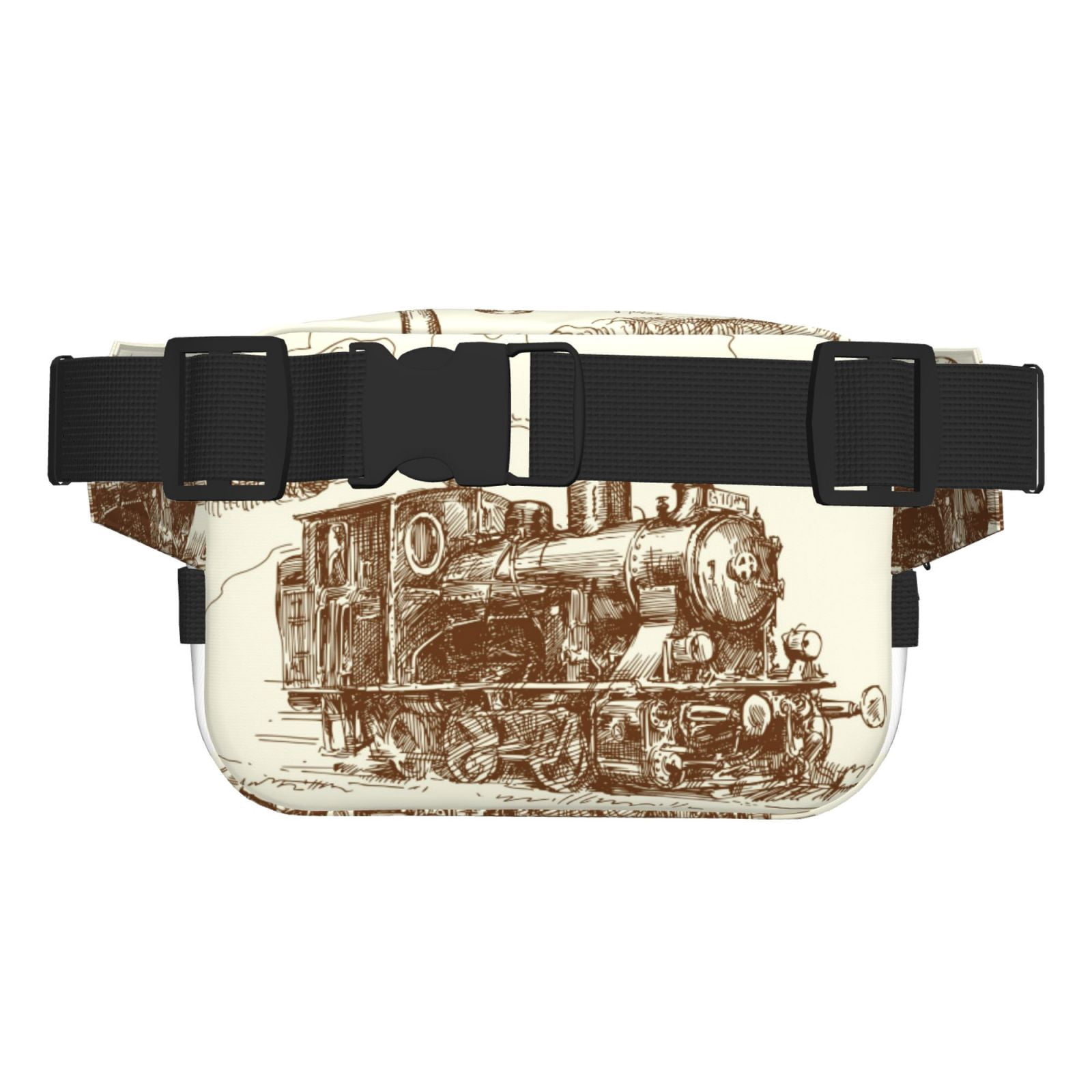 Hirioo Train for Double Layer Waist Bag Adjustable Fanny Pack For Travel Running Hiking
