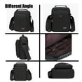 thumbnail image 2 of Crossbody Bags for Men Women Teens Messenger Bag Waterproof Oxford Nylon Crossbody Sling Bag Black, 2 of 7
