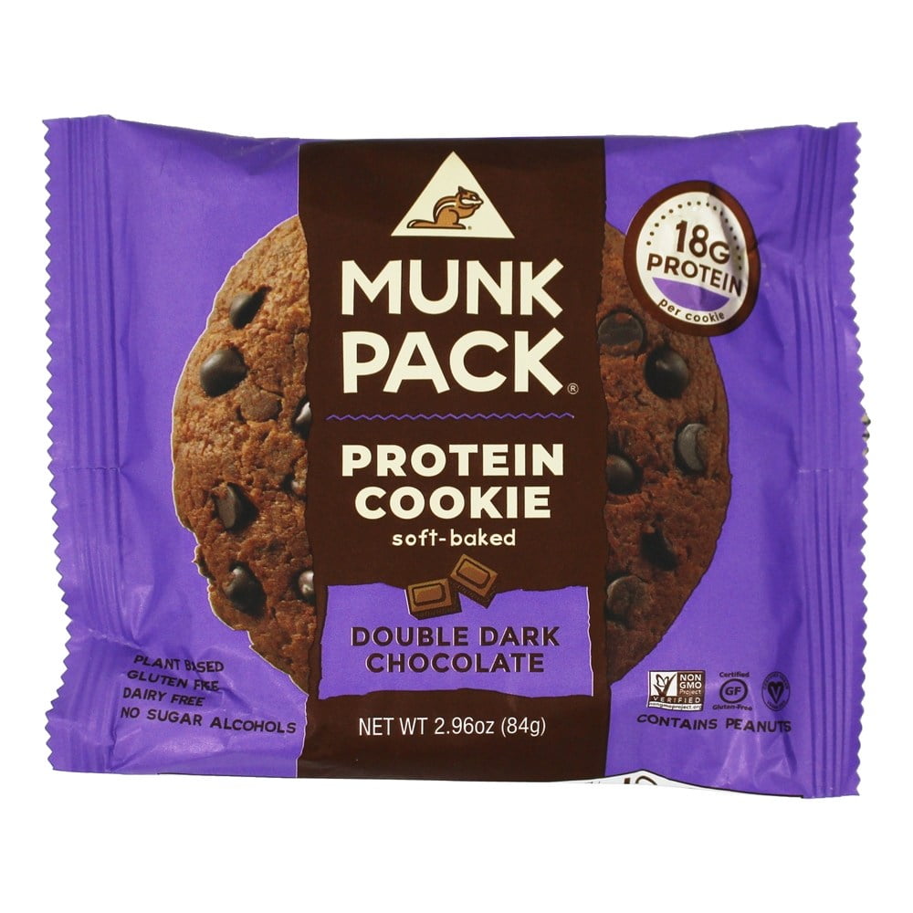 Munk Pack Protein Cookie Double Dark Chocolate Case Of 6 2.96