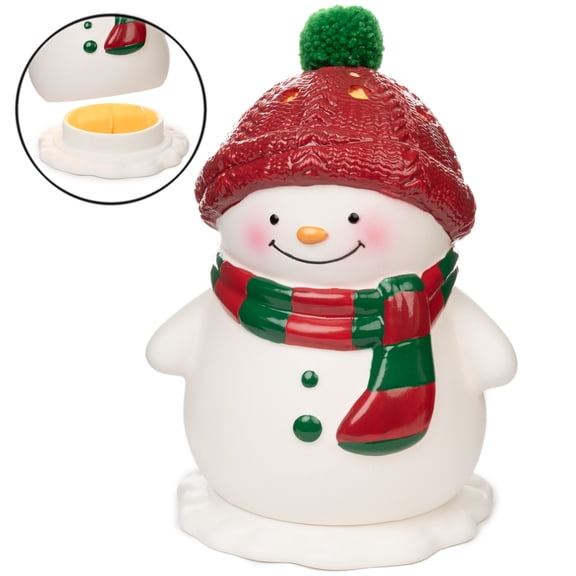 Scentsationals Wax Warmer, Jimbo Snowman (Holiday Collection), Electric Fragrance Warmer