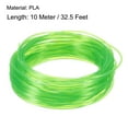 thumbnail image 2 of Uxcell 32.5Ft 3D Pen Filament Refills 1.75mm PLA 3D Printer Transparent Green, 2 of 4