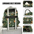 thumbnail image 3 of FORMRS Mini Backpack Purse for Women Quilted Travel Daypack Casual Shoulder Bag, Orange Flowers, 3 of 7